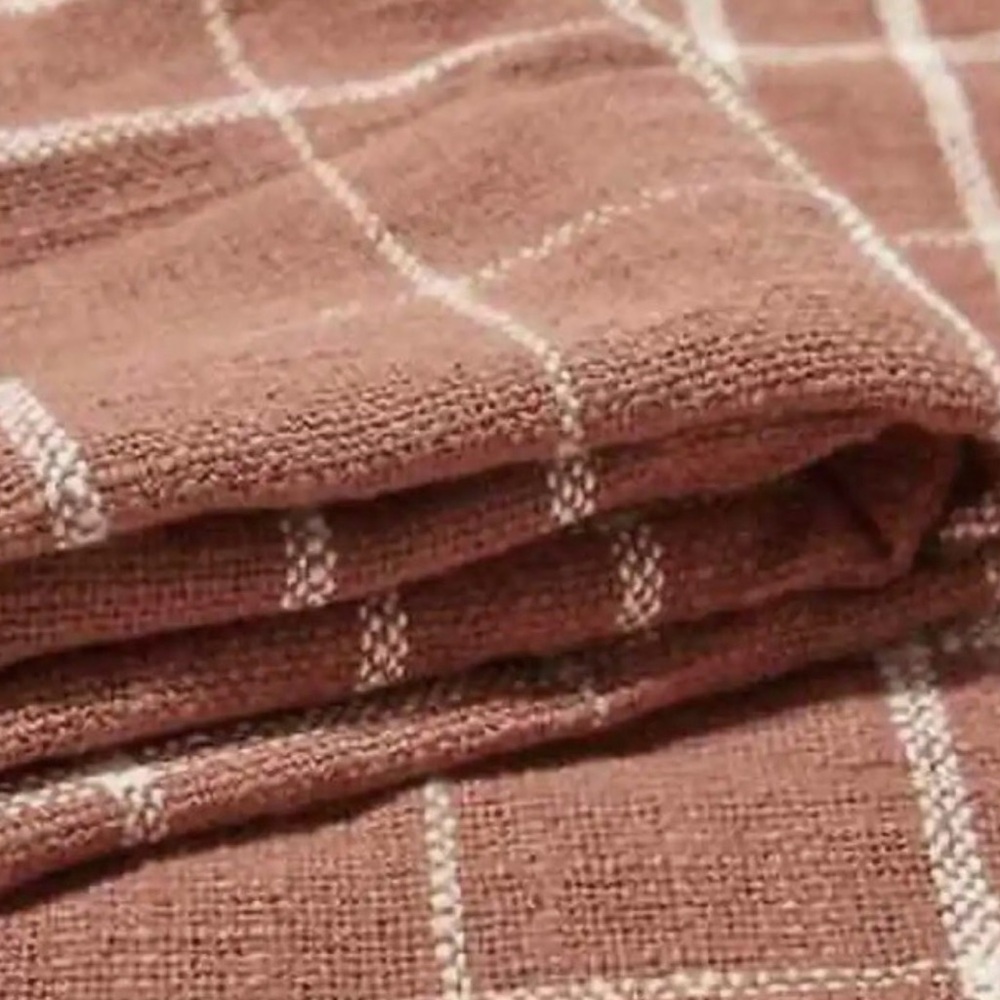 Plaid Woven Throw Blanket